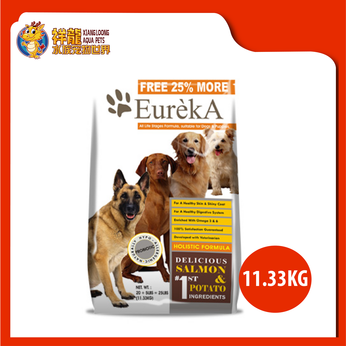 Eureka sales dog food