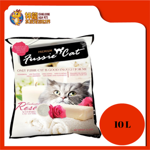 FUSSIE CAT LITTER ENCHANTED ROSE 10L