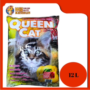 QUEEN CAT LITTER 12L [ROSE]