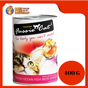 FUSSIE CAT FRESH OCEAN FISH WITH SHRIMP 400G