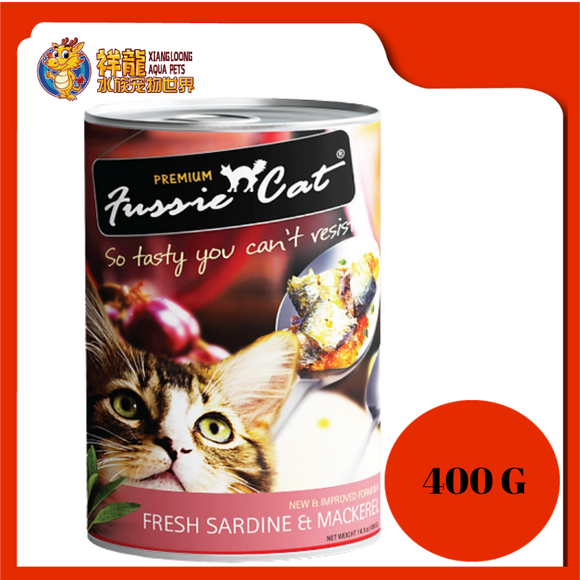 FUSSIE CAT FRESH SARDINE & MACKEREL 400G