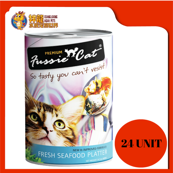 FUSSIE CAT FRESH SEAFOOD PLATTER 400G x 24UNIT