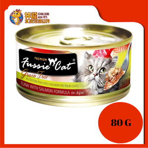 FUSSIE CAT PREMIUM TUNA WITH SALMON 80G