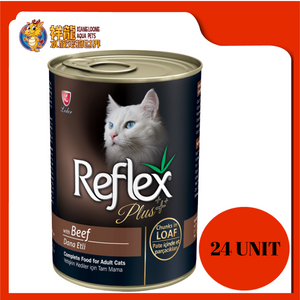 REFLEX PLUS BEEF CHUNK IN LOAF PATE 400G (RM4.59 X 24 UNIT)