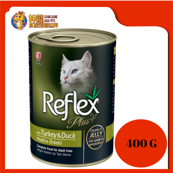 REFLEX PLUS CAT TURKEY & DUCK 400G