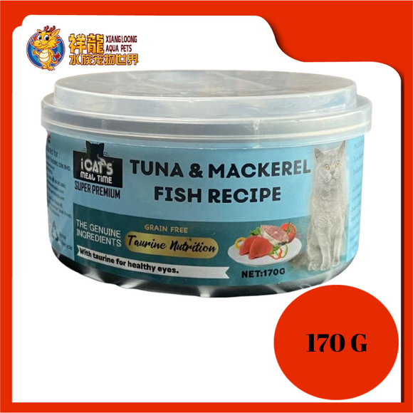 I CAT'S TUNA & MACKEREL 170G