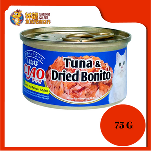 CIAO MEAT TUNA WITH DRIED BOMITO 75G [A-10]