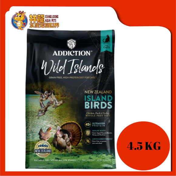 ADDICTION WILD ISLANDS BIRDS [DUCK, TURKEY & CHICKEN] 4.5KG