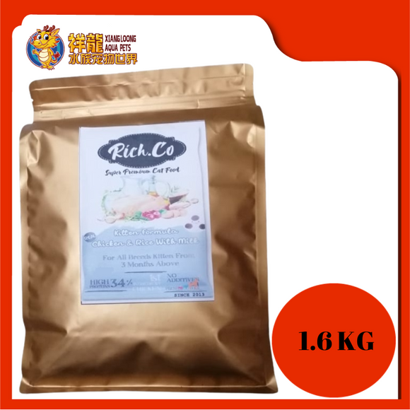 RICH.CO KITTEN CHICKEN/RICE/MILK 1.6KG REPACK