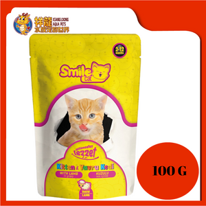 SMILE KITTEN WITH LAMB 100G [SML-010]