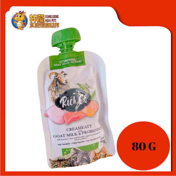 RICH CO CREAMEATY WITH GOATMILK & PROBIOTIC 80G