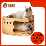 CAT SCRATCHER SHARK 45X29X30CM