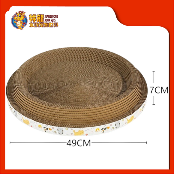 CAT SCRATCHER BOWL DOUBLE SIDED 49X7CM