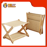 CAT SCRATCHER BED 52X35X30CM [SOLID WOOD]