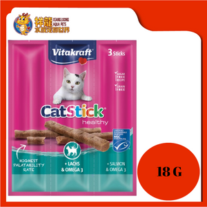 VITAKRAFT CATSTICK SALMON & OMEGA 3 (18G)