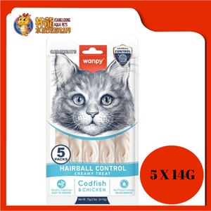 WANPY LICKABLE HAIRBALL CONTROL 5X14G [RAC-68]