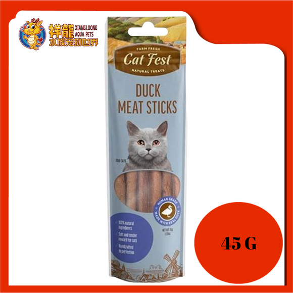 CAT FEST MEAT STICKS DUCK 45G