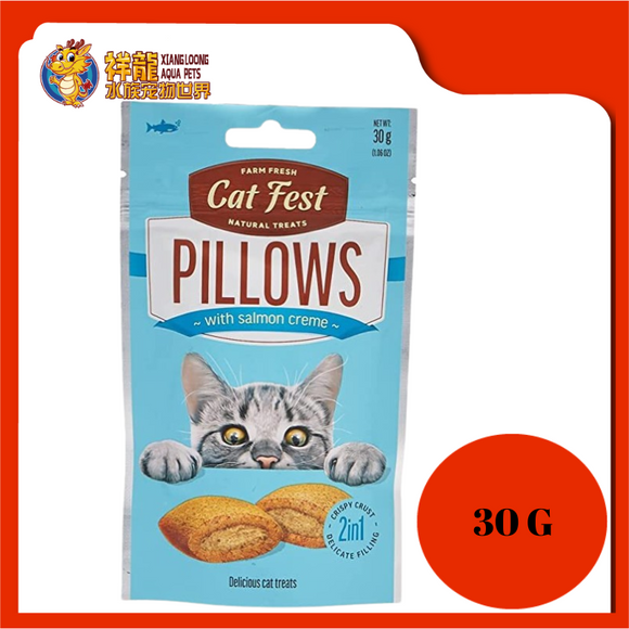 CAT FEST PILLOWS WITH SALMON CREAM 30G
