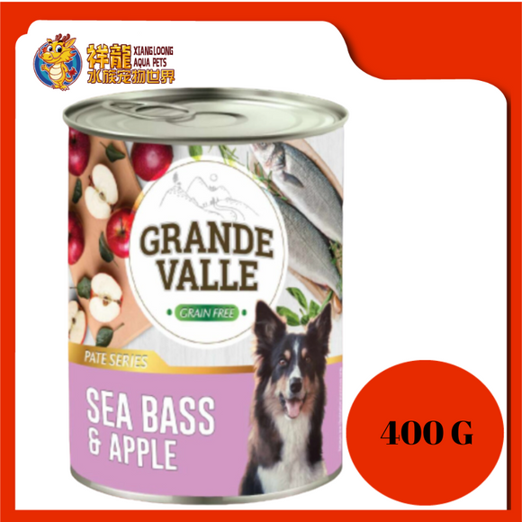 GRANDE VALLE PATE SEA BASS WITH APPLE 400G