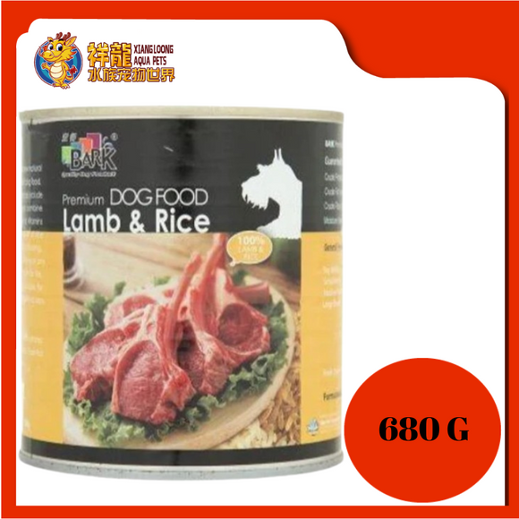 BARK PREMIUM LAMB & RICE 680G (DD133)