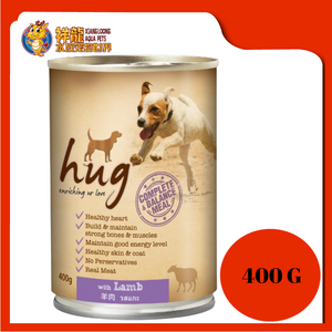 HUG DOG CAN FOOD (WITH LAMB) 400G
