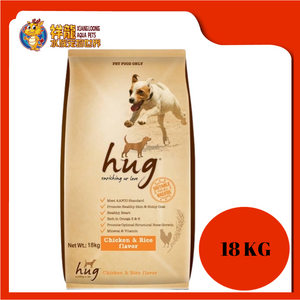 HUG DOG FOOD CHICKEN & RICE 18KG