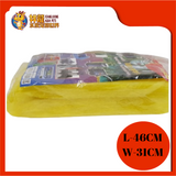 BETTAS FILTER WOOL 1'X3' [YELLOW/GREEN/WHITE] {F-6390}