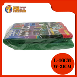 BETTAS FILTER WOOL 1'X3' [YELLOW/GREEN/WHITE] {F-6390}