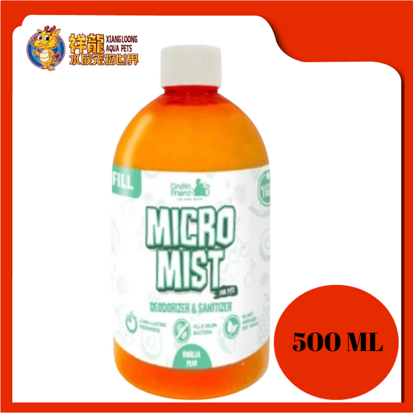 CINDY FRIENDS MICRO MIST REFILL VANILLA PEAR 500ML