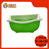 LITTER BOX WITH SKIRTING 40CM x 30CM x 14CM [CAT TOILET]