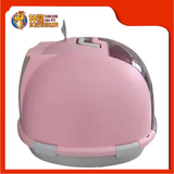 OPEN-FRONT CAT HOODED PAN {CP6007/C-014} [CAT TOILET]