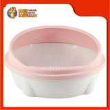 ROUND LITTER TRAY WITH COVER 49CM x 45CM x 22CM [CAT TOILET]