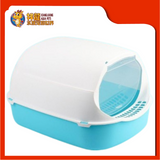 HOODED CAT LITTER TRAY 42CM x 32CM x 28CM [CAT TOILET]