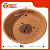 CAPYBARA CERAMIC BOWL (BROWN) 16CM