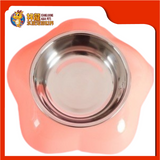 STAINLESS STEEL PET BOWL FLOWER SHAPE [S][13]