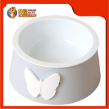 PLASTIC BOWL 2 IN 1 [7.5X15.5CM] BUTTERFLY