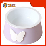 PLASTIC BOWL 2 IN 1 [7.5X15.5CM] BUTTERFLY