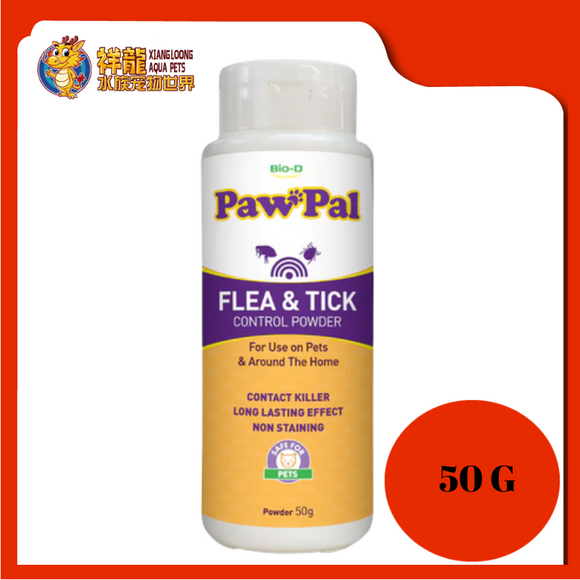 PAWPAL FLEA & TICK CONTROL POWDER 50G [10094]