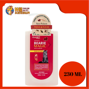 CLUVET BEARIE MAGIC TICK/FLEA DOG & CAT 230ML