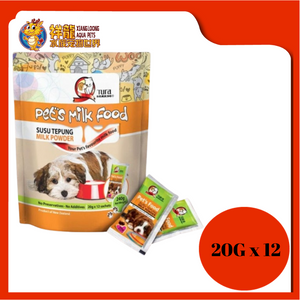 TURA BRAND PETS MILK POWDER 20G X 12 SACHET