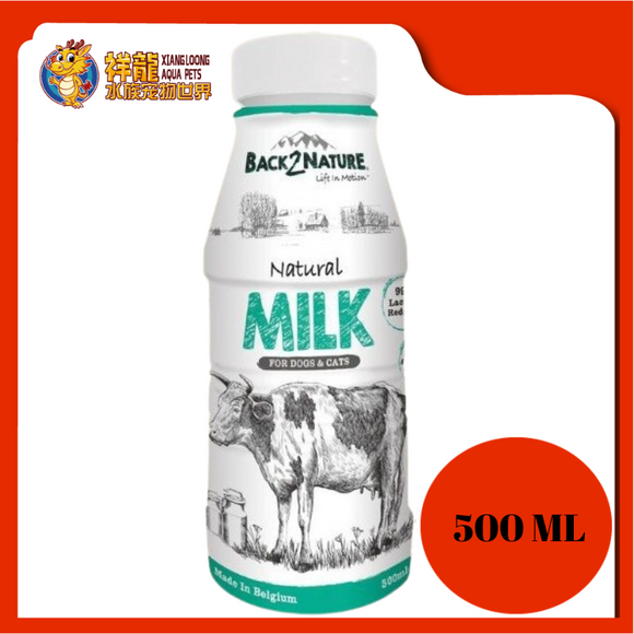 BACK2NATURE NATURAL MILK FOR DOG & CATS 500ML