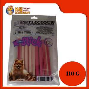 PETLICIOUS X-STICK STRAWBERRY 110GM