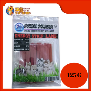 PRIME NOURISH ENERGY STRIP LAMB 125GM