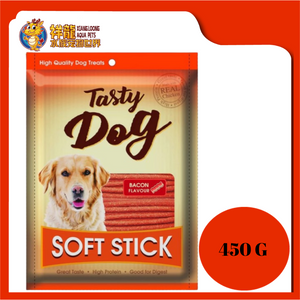 TASTY DOG SOFT STICK BACON 450G [JST15]