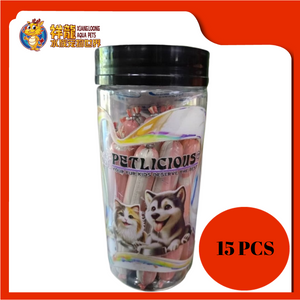 PETLICIOUS DOG TREAT SAUSAGE BEEF [15PCS]
