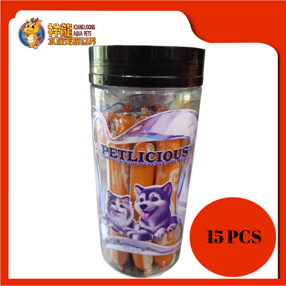 PETLICIOUS TREAT SAUSAGE CHICKEN [15PCS]