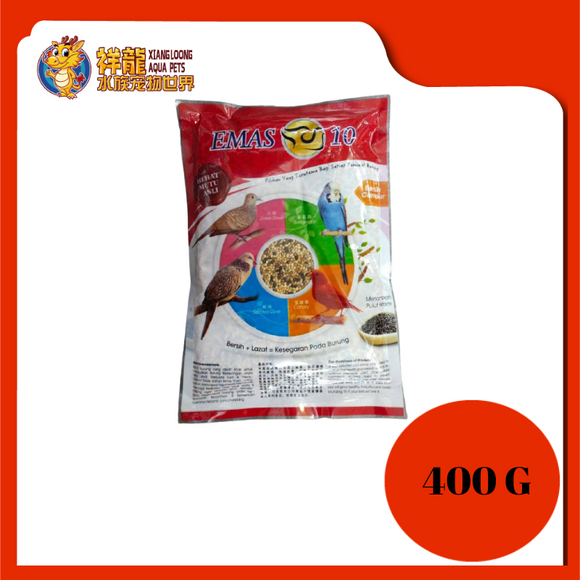 EMAS 10 MERBUK CLEAN MIXED SEED 400G {3300BC}