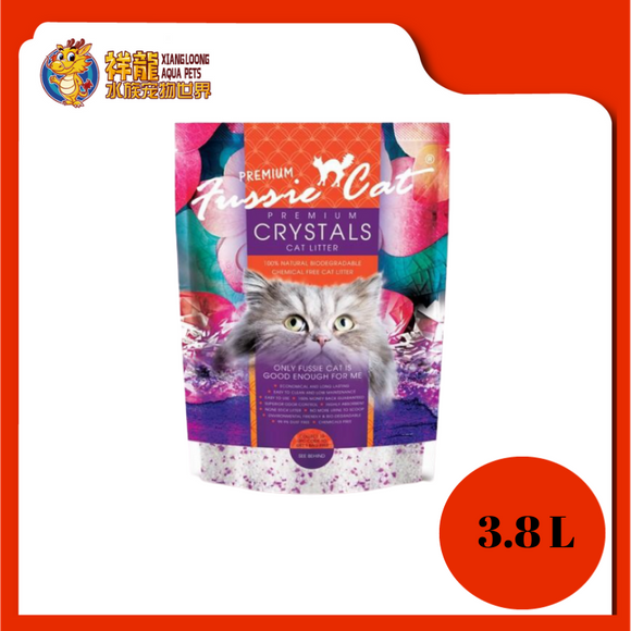 FUSSIE CAT CRYSTAL CAT LITTER 3.8L