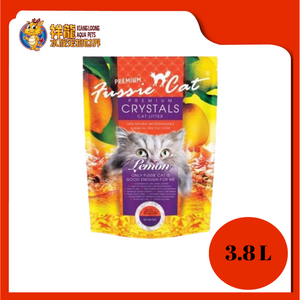 FUSSIE CAT CRYSTAL CAT LITTER LEMON 3.8L