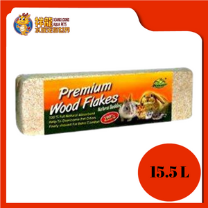 PREMIUM WOOD FLAKES NATURAL BEDDING 15.5L
